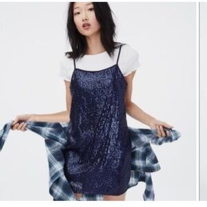 Aeropostale NWT Blue Sequin Dress